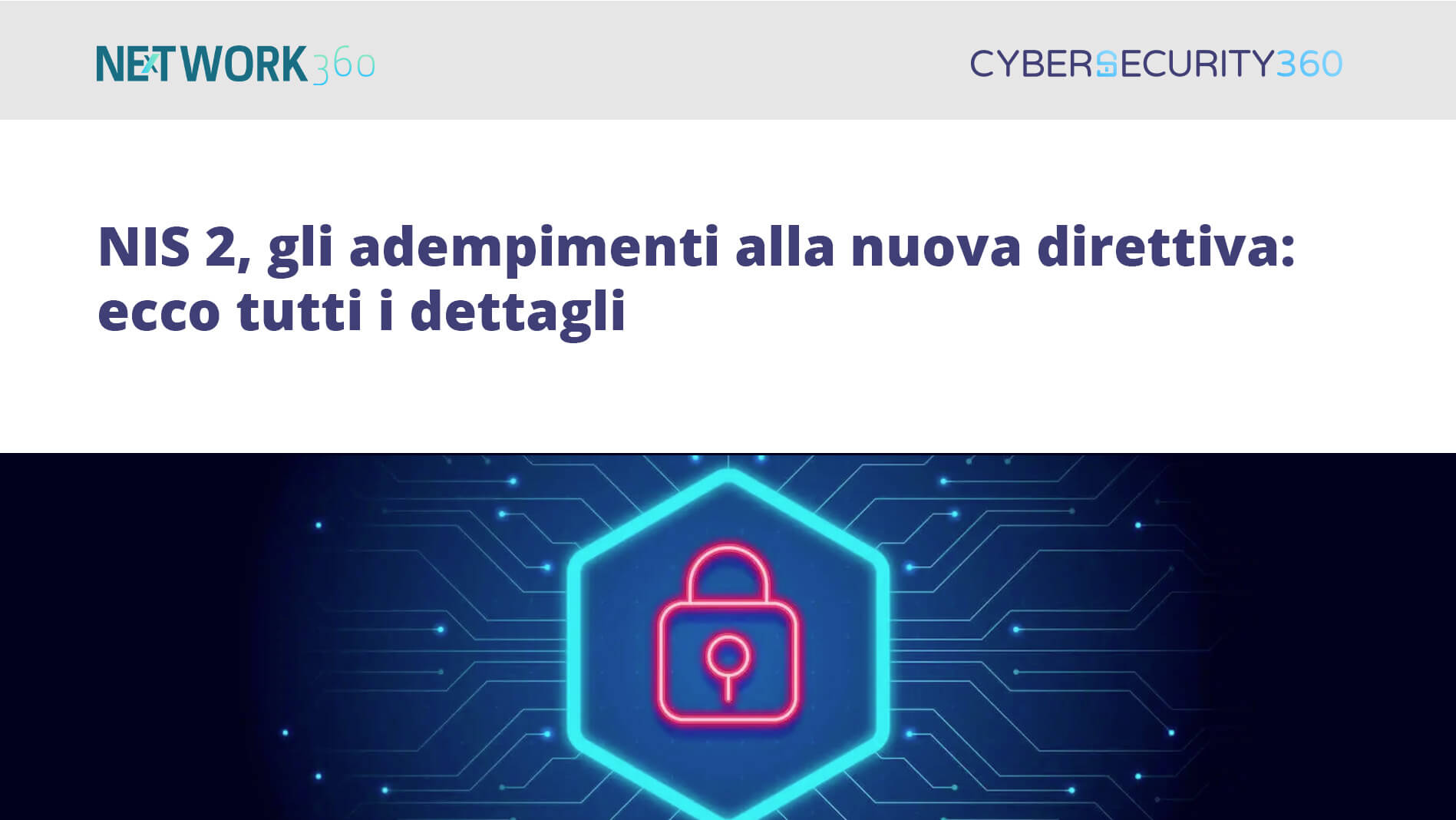 Direttiva NIS 2: adempimenti e novità per la cyber sicurezza aziendale ...